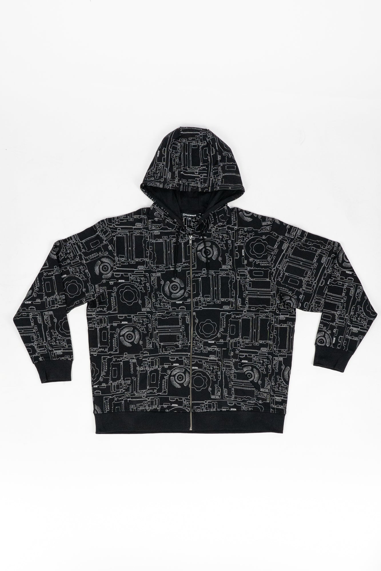 Framework Embroidered Hoodie