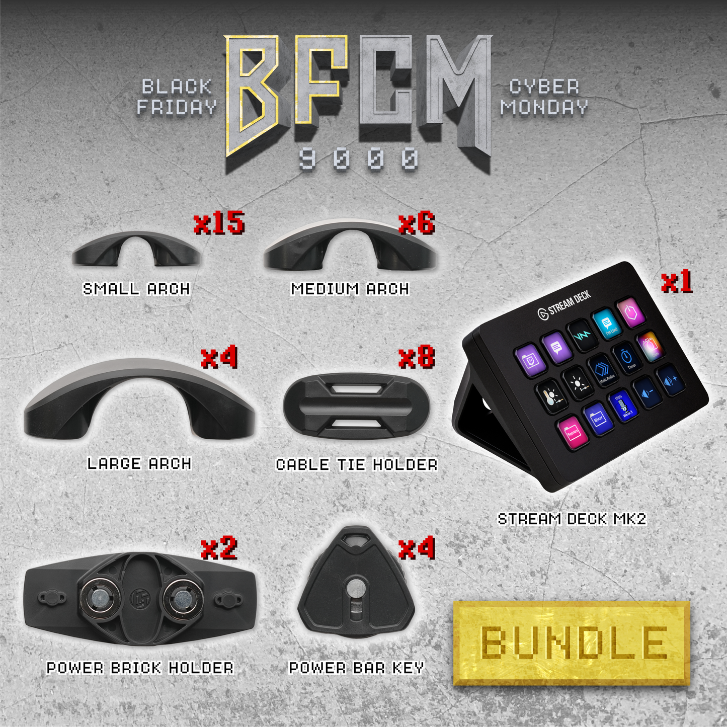 MCM Room Solution + Elgato Stream Deck Bundle