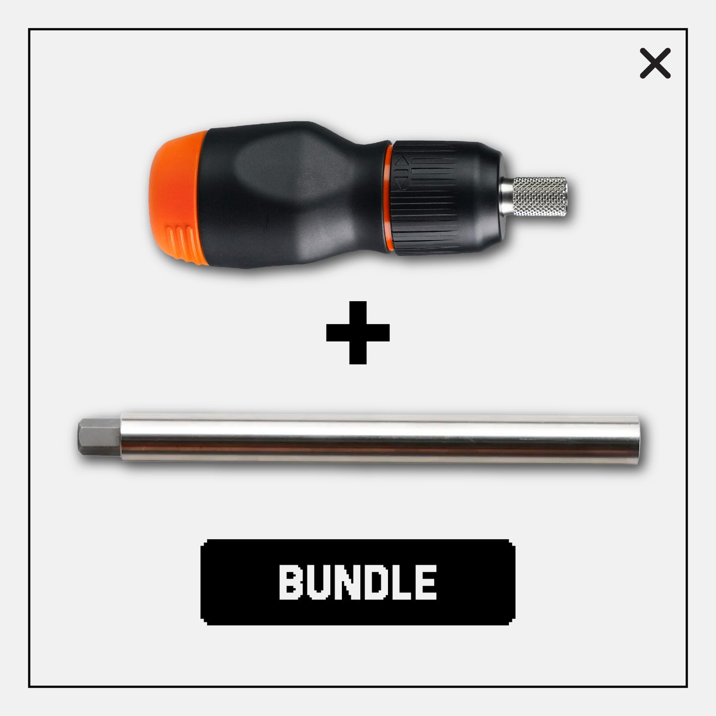 Stubby Screwdriver + Shaft Extension Bundle