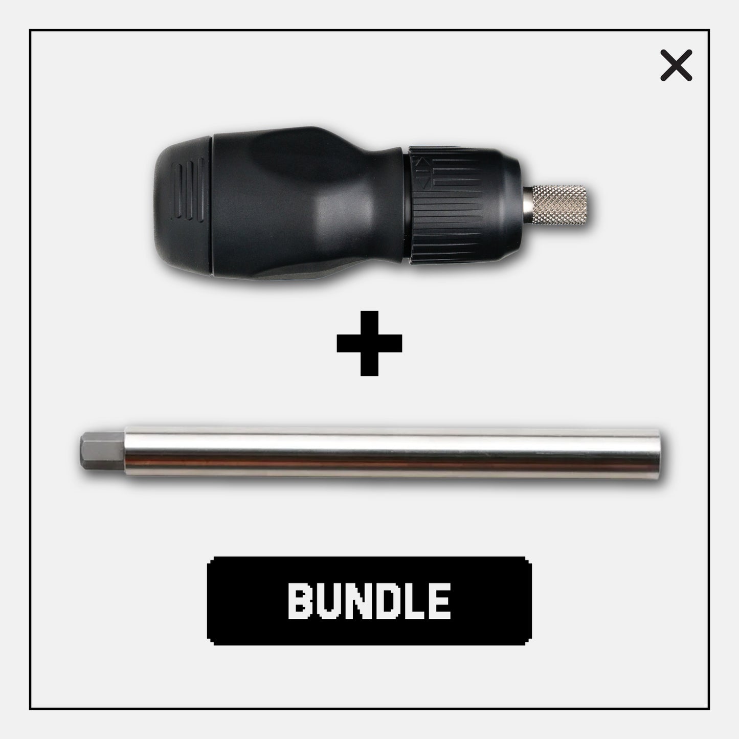 Stubby Screwdriver + Shaft Extension Bundle