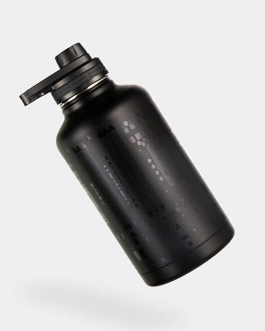 Misprint Black/Black Water Bottle