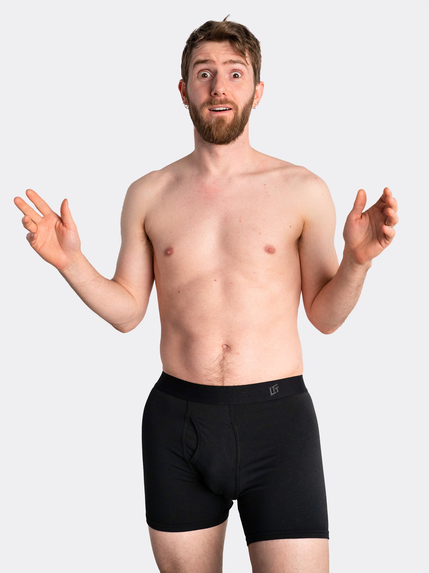 3pcs Fashion Modal Mens Underwear Winter Boxers Comfortable Mid